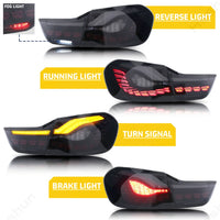 Feux Arrière OLED BMW M4 F32 F33 F36 F82 F83 GTS 2013-2020 - installé sur véhicule - Becquet Voiture