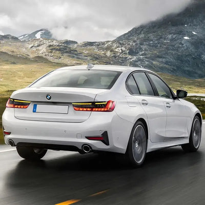 Feux Arrière OLED BMW Série 3 G20 M3 G80 2018-2024 - détail du montage - Becquet Voiture