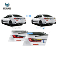 Feux Arrière OLED BMW Série 3 G20 M3 G80 2018-2024 - packshot studio - Becquet Voiture