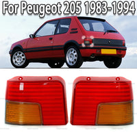 Feux Arrière Peugeot 205 1983-1994 - vue de face - Becquet Voiture