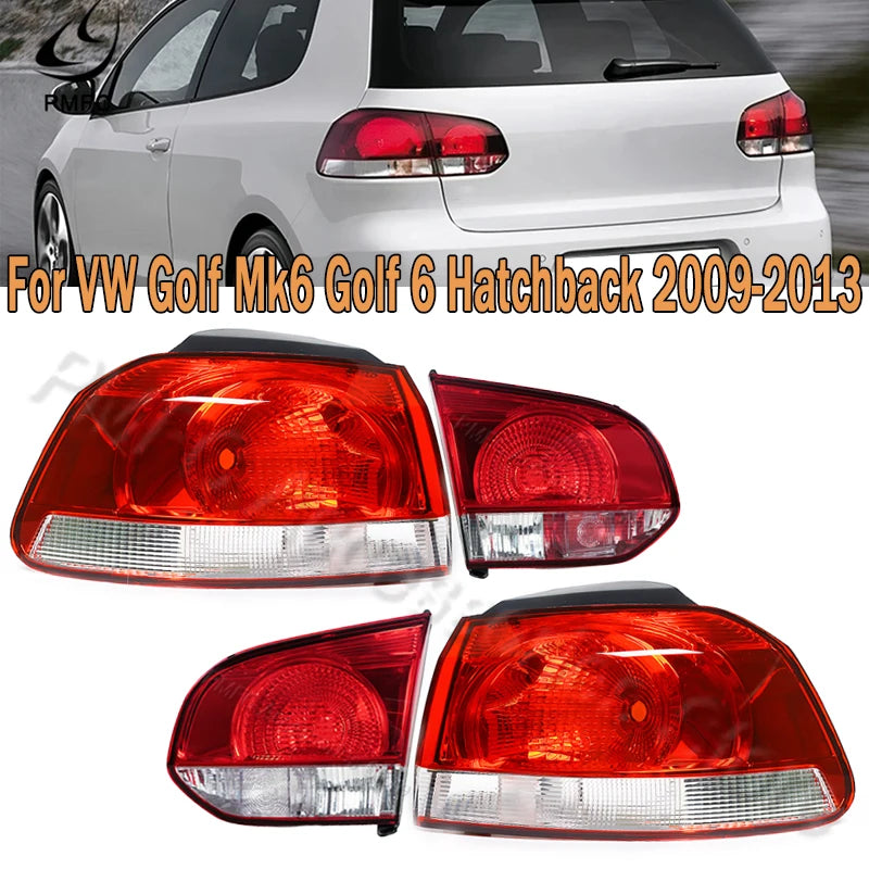 Feux Arrière VW Golf 6 MK6 Hatchback 2009-2013 Intérieur - vue de face - Becquet Voiture