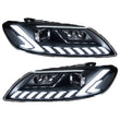 Feux Avant LED Audi Q7 4L 2005-2015 Noir