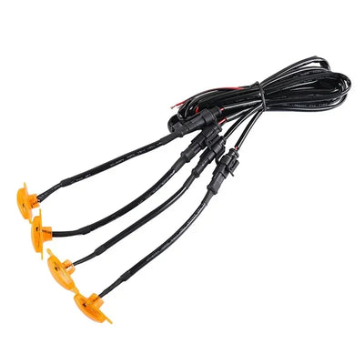 Feux de Calandre LED Eagle Eye Universels 4 LED - packshot studio - Becquet Voiture