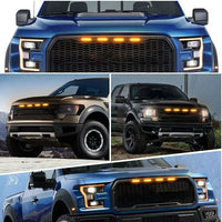 Feux de Calandre LED Eagle Eye Universels 4 LED - vue arrière - Becquet Voiture