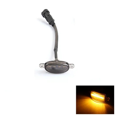 Feux de Calandre LED Eagle Eye Universels 4 LED - vue rapprochée - Becquet Voiture