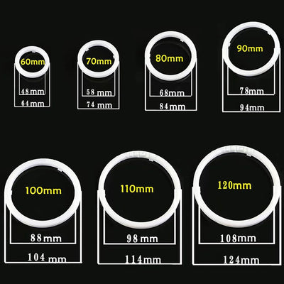 Feux de Jour DRL Angel Eyes RGB LED Universels (Kit 2 Pièces) - installé sur véhicule - Becquet Voiture
