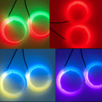 Feux de Jour DRL Angel Eyes RGB LED Universels (Kit 2 Pièces) - packshot studio - Becquet Voiture