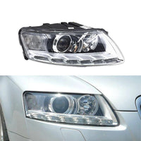 Feux de Jour DRL Audi A6 C6 2009-2011 - détail du montage - Becquet Voiture
