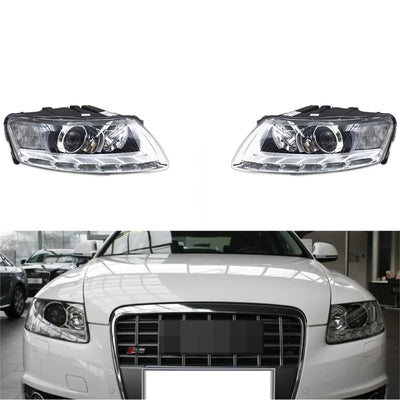 Feux de Jour DRL Audi A6 C6 2009-2011 - vue de dessus - Becquet Voiture