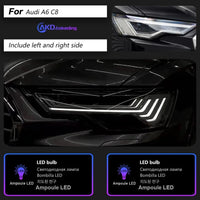 Feux de Jour DRL Audi Style C8 2019-2023 - packshot studio - Becquet Voiture