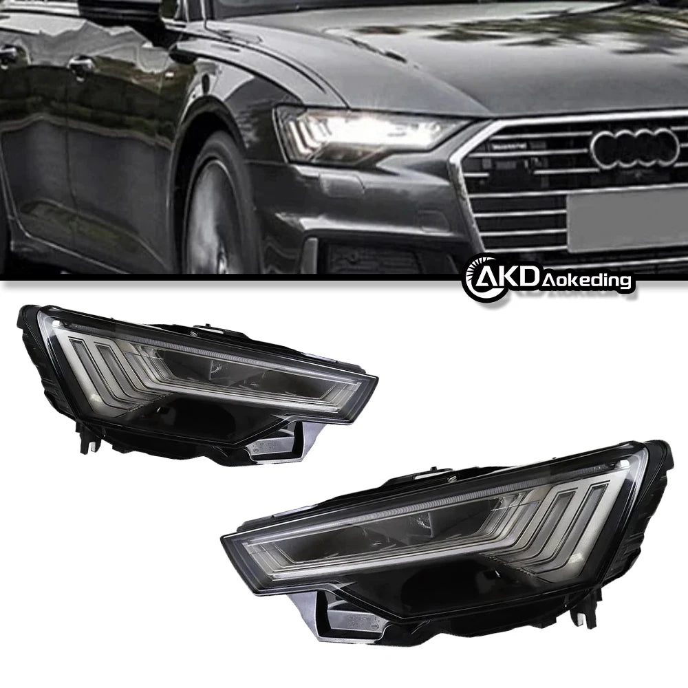 Feux de Jour DRL Audi Style C8 2019-2023 - vue de face - Becquet Voiture