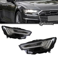 Feux de Jour DRL Audi Style C8 2019-2023 - vue de face - Becquet Voiture