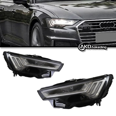Feux de Jour DRL Audi Style C8 2019-2023 - vue de face - Becquet Voiture
