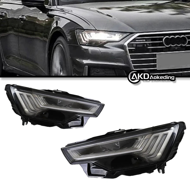 Feux de Jour DRL Audi Style C8 2019-2023 - vue de face - Becquet Voiture