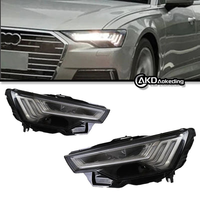 Feux de Jour DRL Audi Style C8 2019-2023 - vue de profil - Becquet Voiture