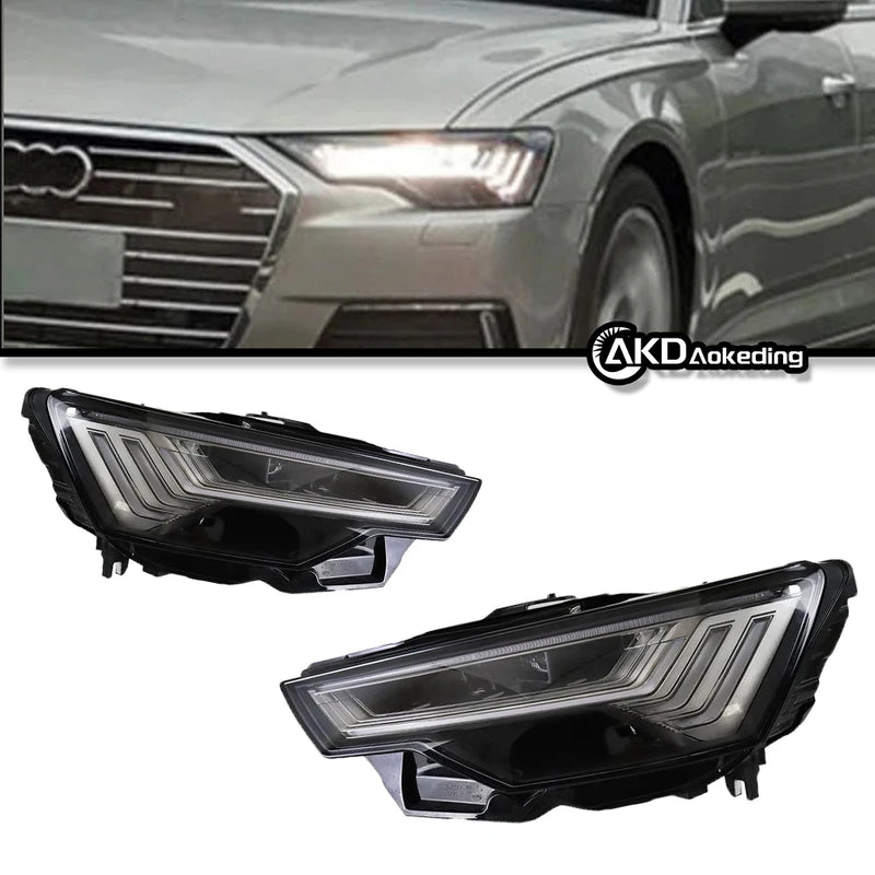 Feux de Jour DRL Audi Style C8 2019-2023 - vue de profil - Becquet Voiture