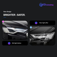 Feux de Jour DRL Audi Style C8 2019-2023 - vue de trois-quarts - Becquet Voiture