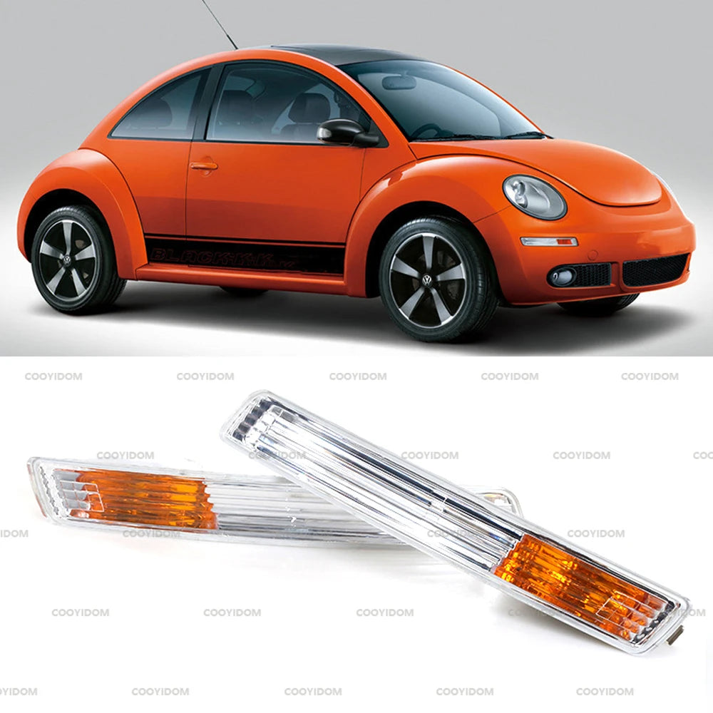Feux de Jour DRL Avant Volkswagen Beetle 2006-2010 - vue de face - Becquet Voiture