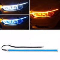 Feux de Jour DRL Bande Flexible LED 12V - vue de profil - Becquet Voiture
