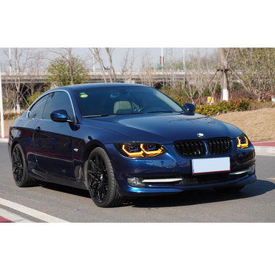 Feux de Jour DRL BMW Série 3 E92 E93 2007-2013 - vue de profil - Becquet Voiture