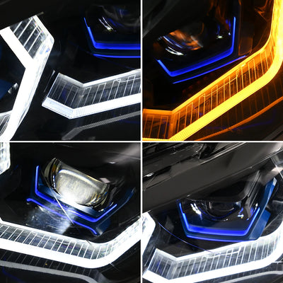 Feux de Jour DRL BMW Série 3 E92 E93 2007-2013 - vue de trois-quarts - Becquet Voiture