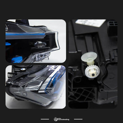 Feux de Jour DRL BMW Série 3 F30 2013-2019 - installé sur véhicule - Becquet Voiture