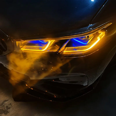 Feux de Jour DRL BMW Série 3 G20 G21 2019-2022 - installé sur véhicule - Becquet Voiture