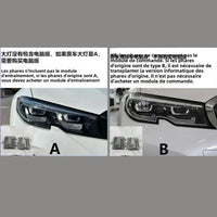 Feux de Jour DRL BMW Série 3 G20 G21 2019-2022 - vue de trois-quarts - Becquet Voiture