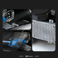 Feux de Jour DRL BMW Série 5 F10 2010-2017 - installé sur véhicule - Becquet Voiture