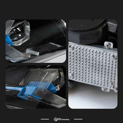Feux de Jour DRL BMW Série 5 F10 2010-2017 - installé sur véhicule - Becquet Voiture