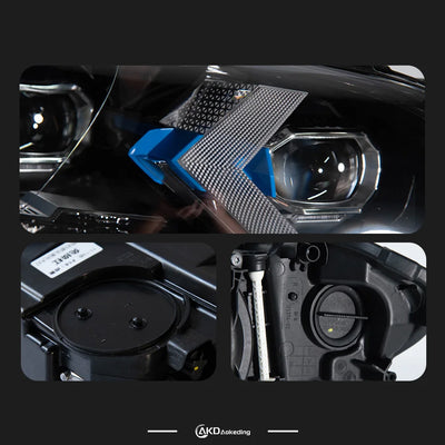 Feux de Jour DRL BMW Série 5 F10 2010-2017 - packshot studio - Becquet Voiture