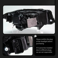Feux de Jour DRL BMW Série 5 F10 F18 2010-2017 - vue de trois-quarts - Becquet Voiture