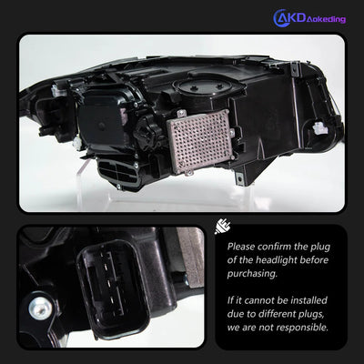 Feux de Jour DRL BMW Série 5 F10 F18 2010-2017 - vue de trois-quarts - Becquet Voiture