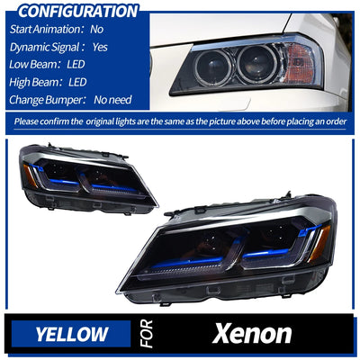 Feux de Jour DRL BMW X3 F25 2010-2013 - en situation - Becquet Voiture