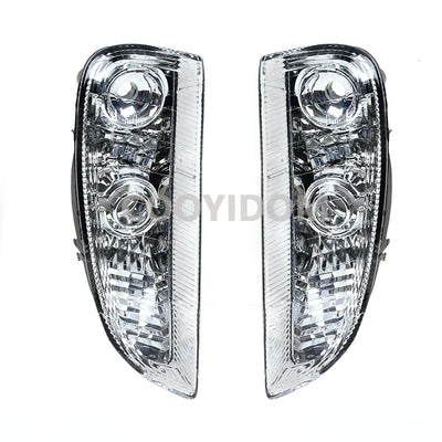 Feux de Jour DRL LED Porsche Cayenne 2007-2010 - vue de dessus - Becquet Voiture