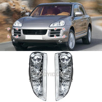 Feux de Jour DRL LED Porsche Cayenne 2007-2010 - vue de face - Becquet Voiture