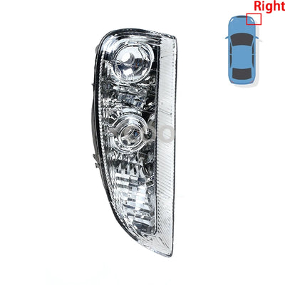 Feux de Jour DRL LED Porsche Cayenne 2007-2010 - vue rapprochée - Becquet Voiture