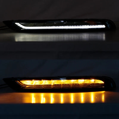 Feux de Jour DRL LED Porsche Macan 95B 2014-2018 - vue de profil - Becquet Voiture