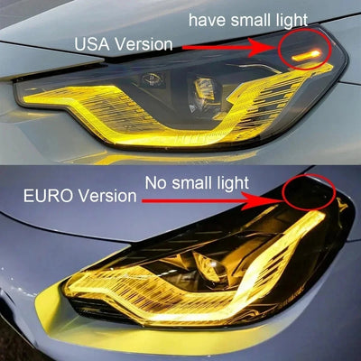 Feux de Jour DRL LED RGBW BMW M2 G87 Série 2 G42 2023-2025 - vue arrière - Becquet Voiture