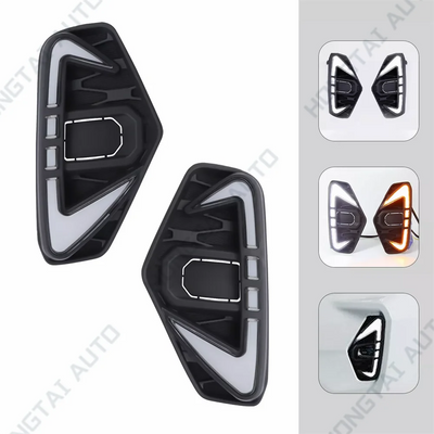 Feux de Jour DRL Nissan Navara NP300 2020-2023 - installé sur véhicule - Becquet Voiture