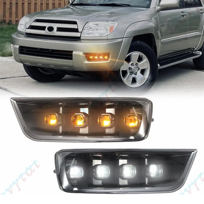Feux de Jour DRL Toyota 4Runner 2003-2005 - détail du montage - Becquet Voiture