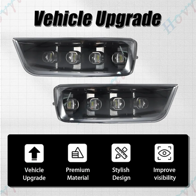Feux de Jour DRL Toyota 4Runner 2003-2005 - installé sur véhicule - Becquet Voiture