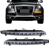 Feux de Jour LED Clignotant Dynamique Audi Q7 4L 2006-2015 - vue de profil - Becquet Voiture