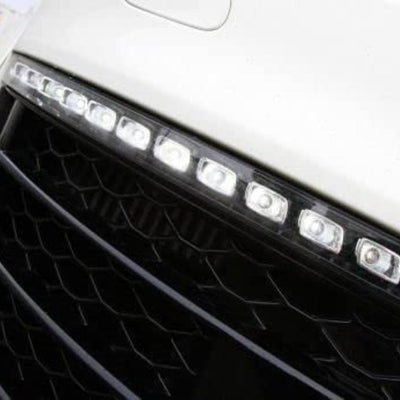 Feux de Jour LED Clignotant Dynamique Audi Q7 4L 2006-2015 - vue de trois-quarts - Becquet Voiture