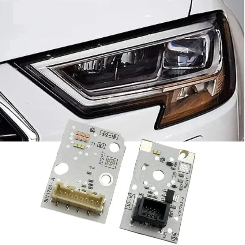Feux de Jour LED DRL Audi A3 S3 8V Panneau - vue de face - Becquet Voiture