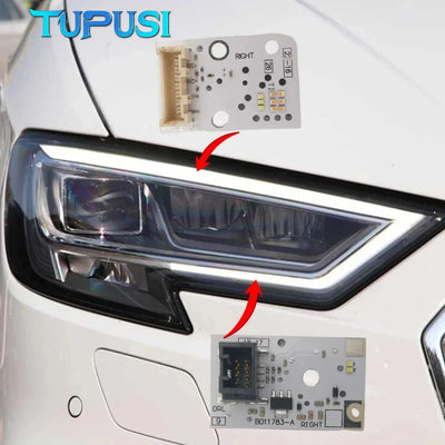 Feux de Jour LED DRL Audi A3 S3 8V Panneau - vue de profil - Becquet Voiture