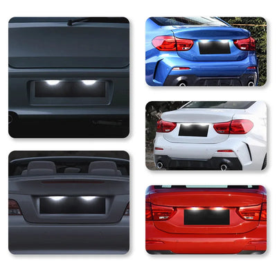 Feux de Plaque LED BMW Série 1 F20 Z4 MINI - packshot studio - Becquet Voiture