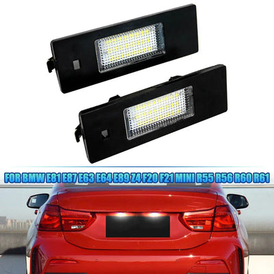 Feux de Plaque LED BMW Série 1 F20 Z4 MINI - vue de face - Becquet Voiture