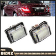 Feux de Plaque LED Mercedes Classe C W204 Classe E W212