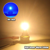 Feux Jour LED Canbus H15 DRL BMW Mercedes Audi VW Golf - vue de face 2 - Becquet Voiture